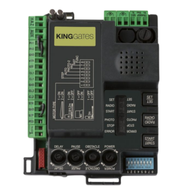 KingGates STARG824BOX - Control unit for 24 Vdc JET, COUPER, LINEAR and INTRO motors, with plastic box and 150 VA transformer included