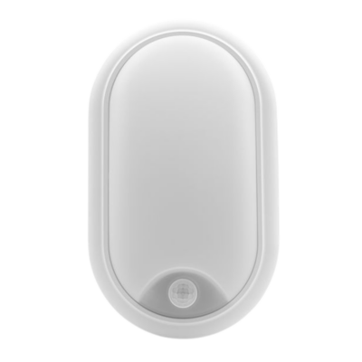 Ovia 15W IP54 LED Oval Bulkhead With PIR - CTA