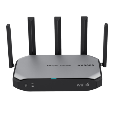 Ruijie AX3000 Dual Band enterprise-grade Wi-Fi 6 router,  metal shell, 5 GE ports