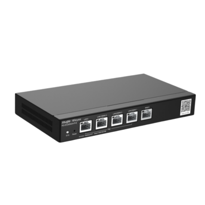 Ruijie Desktop 5-port full gigabit router, providing one WAN port, one LAN port, and three LAN/WAN ports