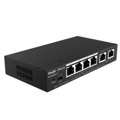 Ruijie 6-Port Gigabit Smart POE Switch, 4 PoE/POE+ Ports with 2 Gigabit RJ45 uplink ports