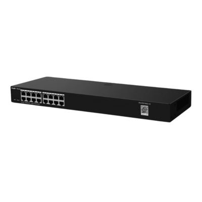 Ruijie 16-Port Gigabit Smart Switch, 16 Gigabit RJ45 Ports,19-inch Rack-mountable Steel Case