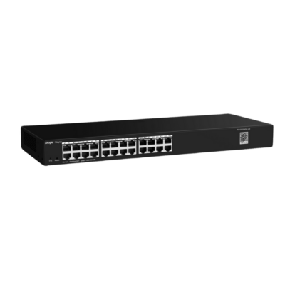 Ruijie 24-Port Gigabit Smart Switch, 24 Gigabit RJ45 Ports,19-inch Rack-mountable Steel Case