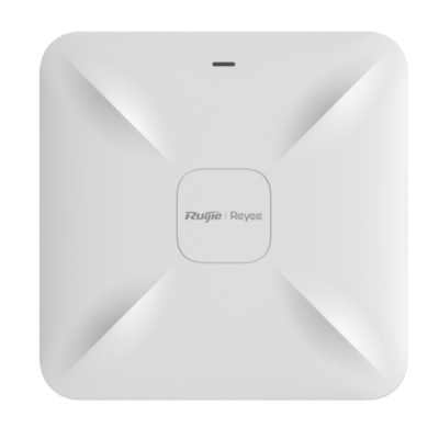 Ruijie AC1300 Dual Band Ceiling Mount Access Point, 867Mbps at 5GHz + 400Mbps at 2.4GHz, 2 10/100/1000base-t Ethernet uplink port, Internal Antennas