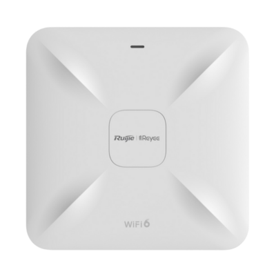 Ruijie AX1800 Wi-Fi 6 dual-band Gigabit ceiling mount Indoor AP, dual Gigabit LAN uplink ports, built-in antennas