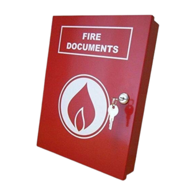 Koras Fire Safety Documents Cabinet - Red