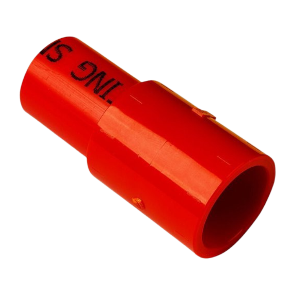 kidde Airsence Stratos 25mm female to ¾” male adaptor
Pipe fitting for use with 3/4" aspirating detection pipe. The adaptor allows 25mm pipework to be used with 3/4" pipe fittings. ABS material, colour - red