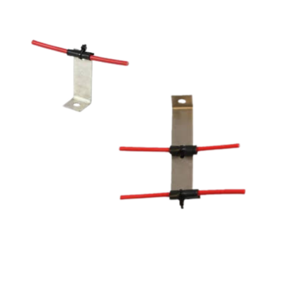 "L" Bracket, 50mm (2")  c/w Silicon Sleeve - Pack of 25
• Easy installation of linear heat cable
• For use on cable trays
• Available in zintec or stainless steel