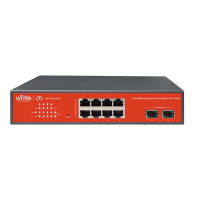 10/100Mbps PoE ports / Qty x 2 10/100/1000 non-PoE gigabit uplink ports. 250M Long Range PoE . Port 1 supports Hi-POE 60W. Unmanaged (DN30-N-PFS3010-8ET-96-V2)