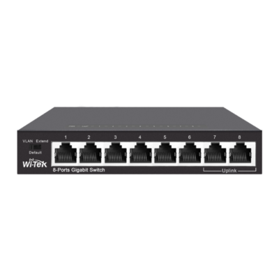 8 Port 100/1000Mbps RJ45 Ethernet ports,  non POE desktop switch. Unmanaged (DN30-N-PFS3008-8GT-L)