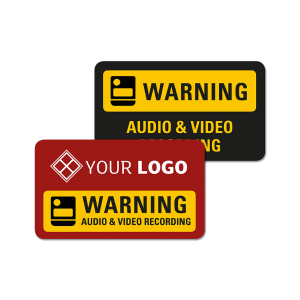 Avigilon 1000 Custom front-button sticker for VB-400 camera