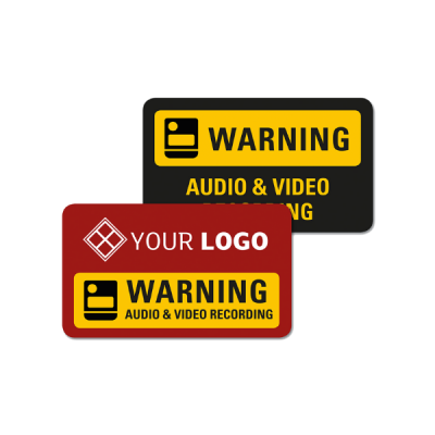 Avigilon Custom VB400 Front button Sticker Design