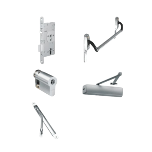 Assa Abloy Escape Door Package 1P 60mm Backset (Push Bar)
Comprises EL560, CY326-VL, EA280, PBE011-EL560