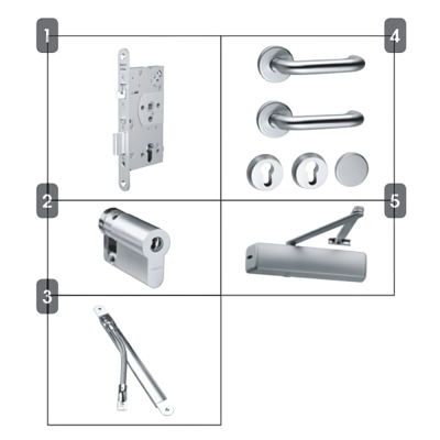 Assa Abloy Comprises EL460, CY326-VL, DL8, 60-0819-SSS