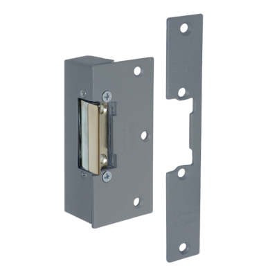 CQR Rim With Mortice Face Plate Electric Release 12V DC / AC Fail Unlocked, Continuously Rated – Grey
