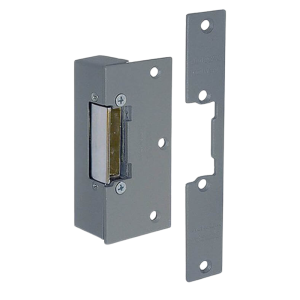CQR Rim With Mortice Face Plate Electric Release 12V AC/DC Fail Locked – Grey