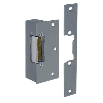 CQR Rim With Mortice Face Plate Electric Release 12V AC/DC Fail Locked – Grey