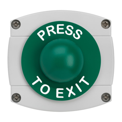 IP66 Green Dome Exit Button Surface Press External