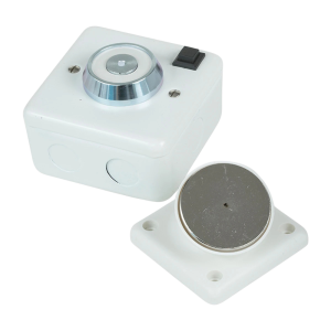 CQR Deedlock, Magnet Door Hold Open Wall Mounted 24V DC Metal Test Switch