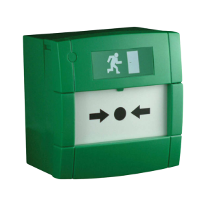 KAC GREEN CALL POINT RESETTABLE DOUBLE POLE