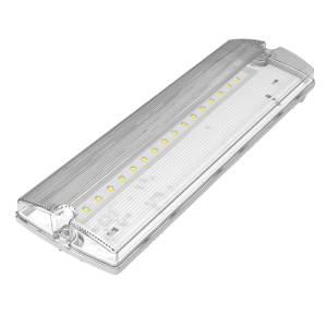 CQR LED Emergency Bulkhead Plus,3W,Maintained, IP65, LiFeP04
