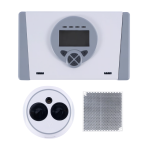 Fireray Hub Reflective System [EN]  1 x Controller , 1 x Detector head, , 1 x prism, 1 x short range mask