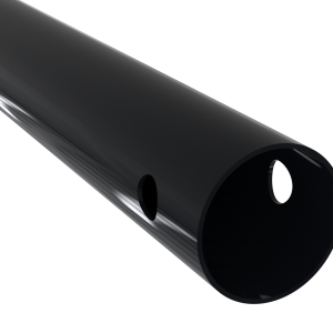 Gardner 38mm Pole Black 2m (2 Hole) ( RAL9005)