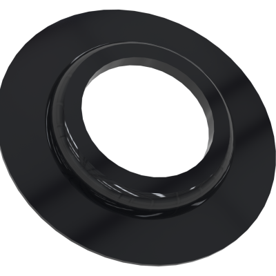Gardner 38mm Pole Collar Black (Ral9005)