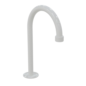 Gardner Swan Neck Bracket 700mm High 375mm Depth C/w Inline J-Box (Ral9010)