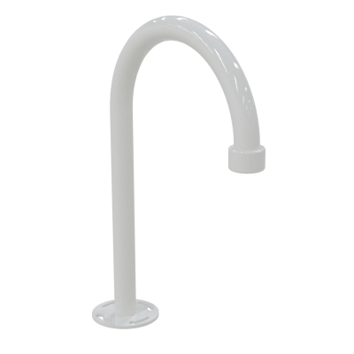 Gardner Swan Neck Bracket Bracket 700mm High 375 Depth - No Safety (Ral9010)