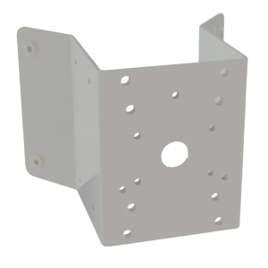 Gardner Swan Neck Corner Mount Adaptor 160mm x 130mm (CCTV White)