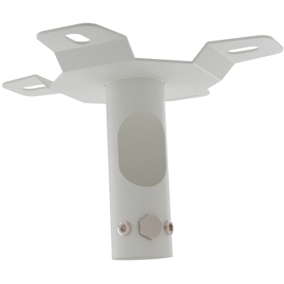 Gardner 38mm Top Hat Ceiling Bracket White (2 Hole) (Ral9010)