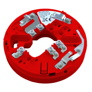 Hochiki Sounder Mounting base RED with short circuit insulator YBO-R/SCI-RED