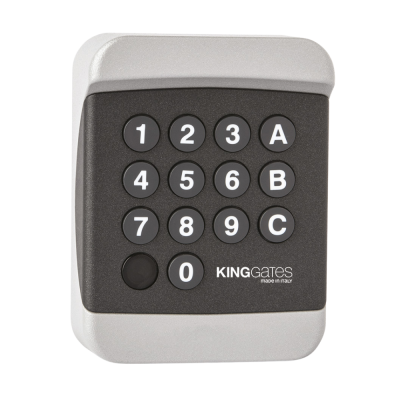 King Gates DIGYPAD - Numeric radio keypad, 3 channels with back-light. 433.92 MHz