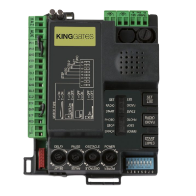 KingGates STARG824BOX - Control unit for 24 Vdc JET, COUPER, LINEAR and INTRO motors, with plastic box and 150 VA transformer included