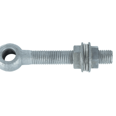 Eyebolt with nuts and spring ring - M20 - Length 150  mm