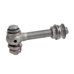 Hot-dip galvanized eyebolt set M12 - Length 90 mm