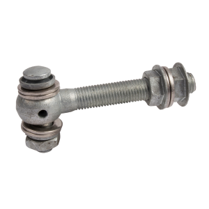 Hot-dip galvanized eyebolt set M20 - Length 150 mm