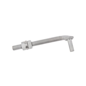 Hot-dip galvanized hinge axle M16. Length 160 mm