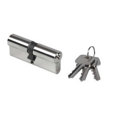 Symmetric 40 - 40 mm cylinder, keyed alike