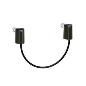 Stainless steel safety cable for gates up to 500 kg - cable length 220 mm long