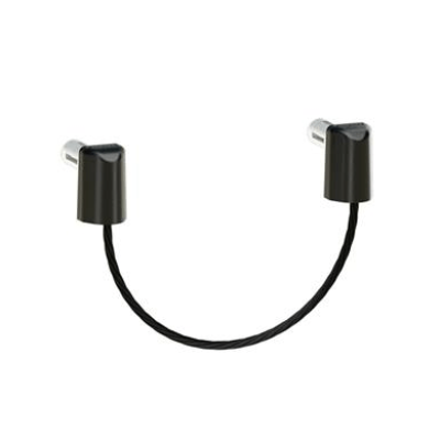 Stainless steel safety cable for gates up to 500 kg - cable length 220 mm long