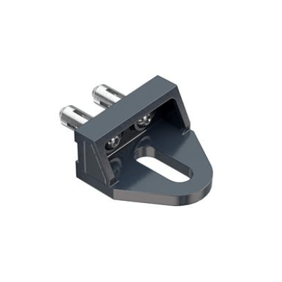 Bolt-on GRIP with internal threaded bushing fastening in RAL 9005 -  M16