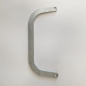 Chain link tension bar adaptor for standard gate locks