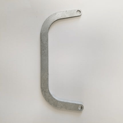 Chain link tension bar adaptor for standard gate locks