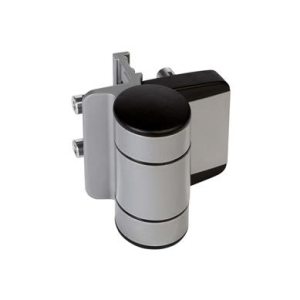 180° double bearing hinge in RAL 9005