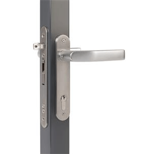 Insert lock with 30 mm backset for profiles of 50 mm or more
