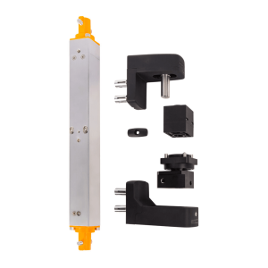 Invisible, built-in hydraulic gate closer