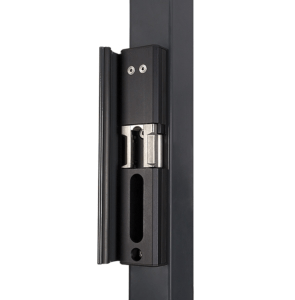 Surface mounted electric strike in RAL 6005 - (Ruptura - Fail open)