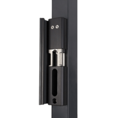 Surface mounted electric strike in RAL 6005 - (Ruptura - Fail open)